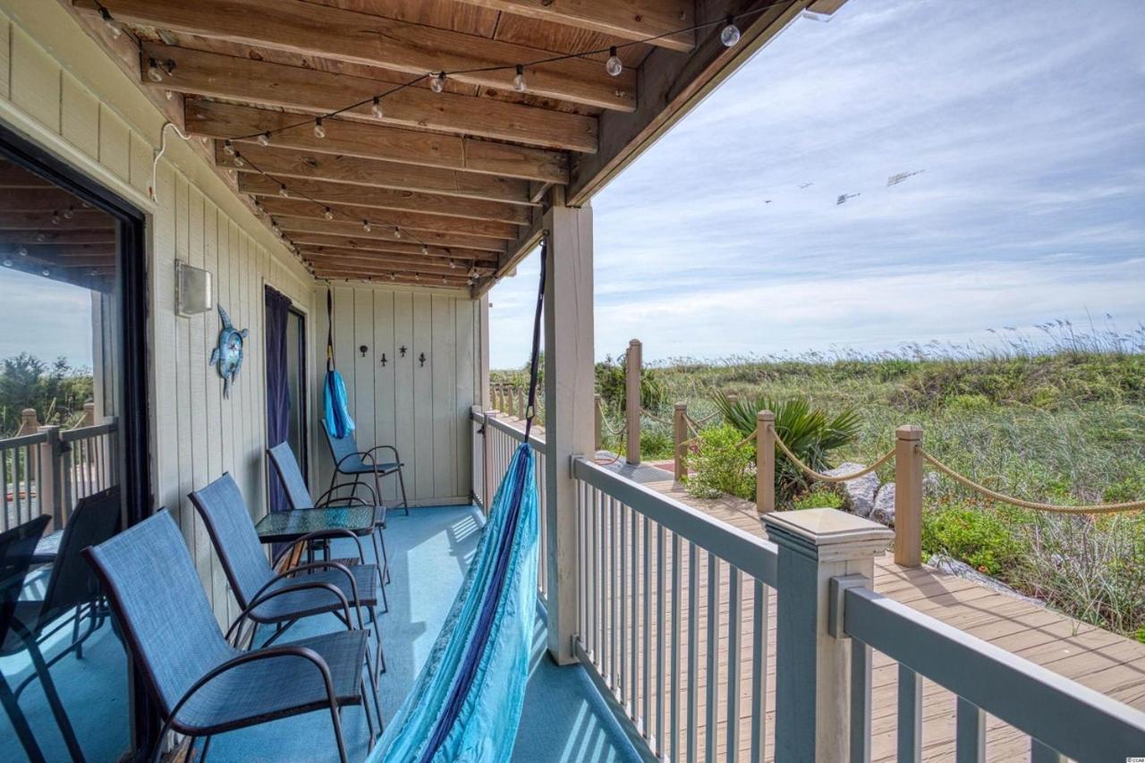 Beautiful Beachfront-Oceanfront First Floor 2Br 2Ba Condo In Cherry Grove, North Myrtle Beach! Renovated With A Fully Equipped Kitchen, 3 Separate Beds, Pool, Private Patio & Steps To The Sand! Bagian luar foto