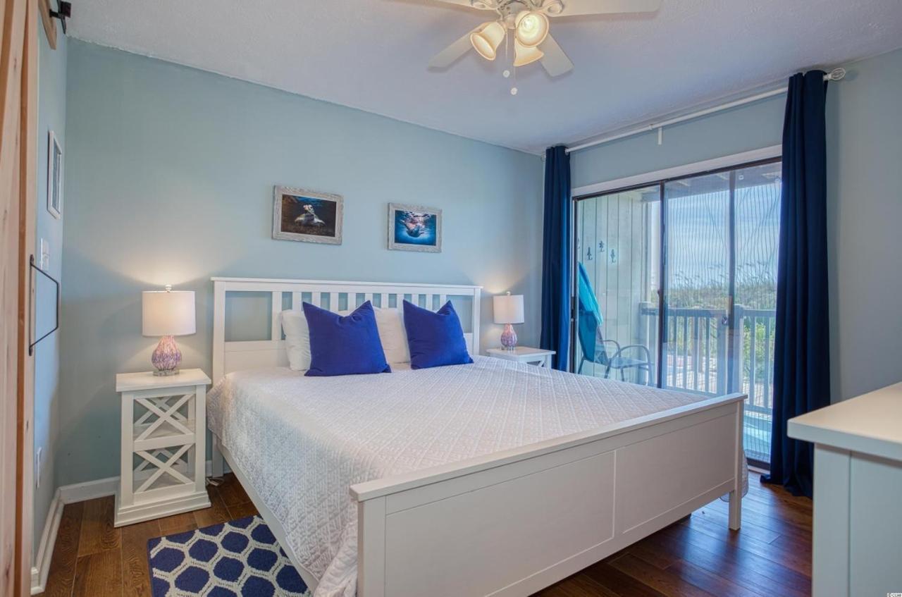 Beautiful Beachfront-Oceanfront First Floor 2Br 2Ba Condo In Cherry Grove, North Myrtle Beach! Renovated With A Fully Equipped Kitchen, 3 Separate Beds, Pool, Private Patio & Steps To The Sand! Bagian luar foto