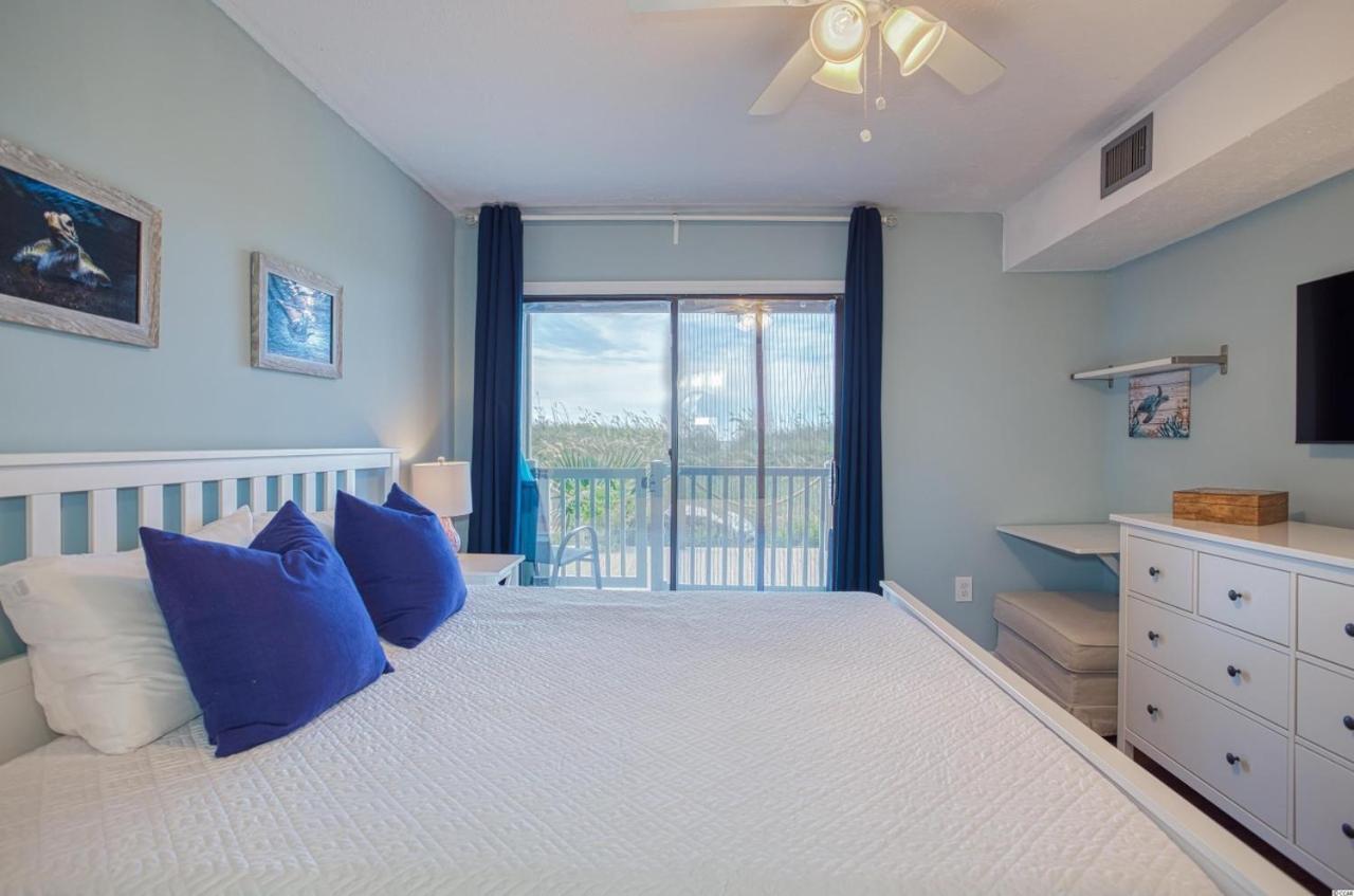 Beautiful Beachfront-Oceanfront First Floor 2Br 2Ba Condo In Cherry Grove, North Myrtle Beach! Renovated With A Fully Equipped Kitchen, 3 Separate Beds, Pool, Private Patio & Steps To The Sand! Bagian luar foto